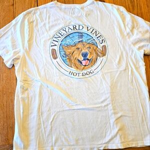 Vineyard Vines White Dog T-Shirt